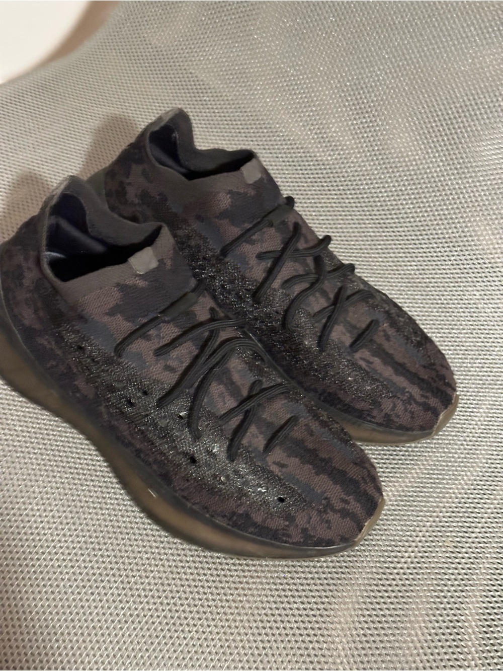 adidas Men's Black Knit Athletic Sneakers